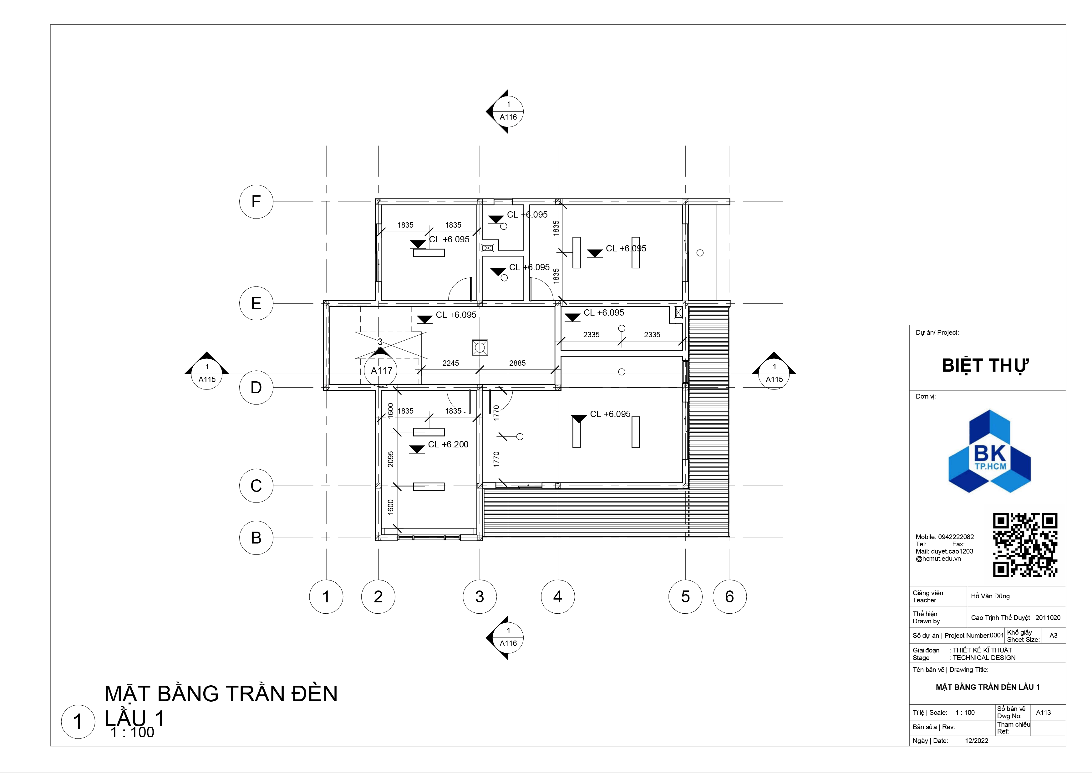 Mặt bằng đèn